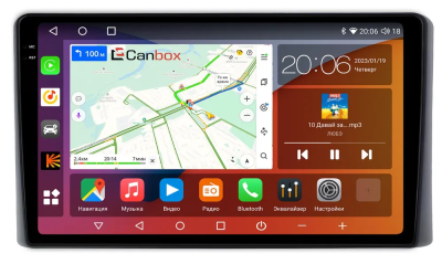 Штатная магнитола Canbox H-Line 2K 4185-10-1880 для Ford F-150 14 2020-2024 на Android 10 (4G-SIM, 6/128, DSP, QLed)