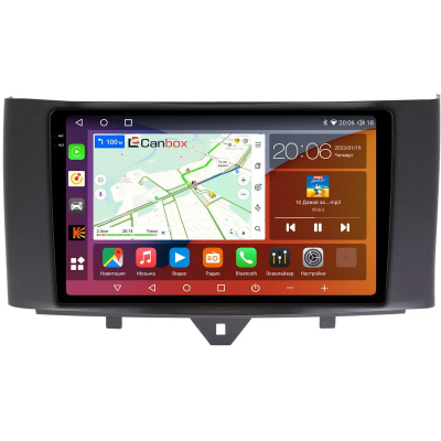 Штатная магнитола Canbox EVO 2K 5816-9251 для Smart Fortwo 2 2011-2015 на Android 14 (4G-SIM, 8/256, DSP, QLed, AI, 360)