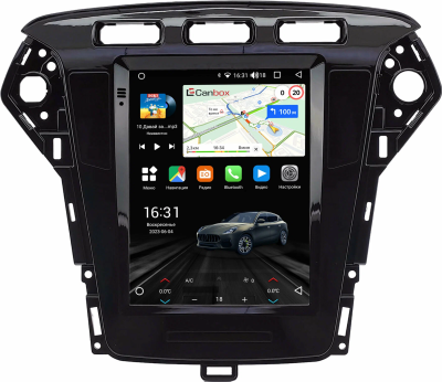 Штатное головное устройство Ford Mondeo 4 2010-2014 Canbox (Tesla style) 9.7 дюймов 4/64 GTR096-1312-218 на Android 10 (QLed, DSP, CarPlay)