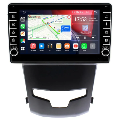 Штатная магнитола SsangYong Actyon 2, Korando 3 2013-2024 Canbox BGT9-9183 2/32 Android 10 (IPS, DSP, CarPlay)