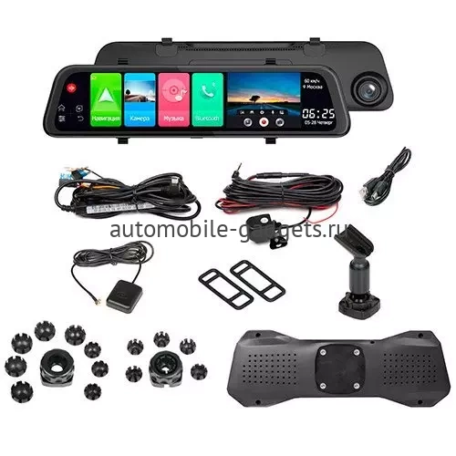 Blackview GX12 PRO Видеорегистратор в зеркале c 2-мя камерами