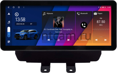 Штатная магнитола Mazda CX-3, Demio 4 (DJ), 2 (DJ) 2014-2024 12.3 дюйма Canbox GT1233-0181 на Android 10 (CarPlay, 2/32, DSP, QLed) BMW Style