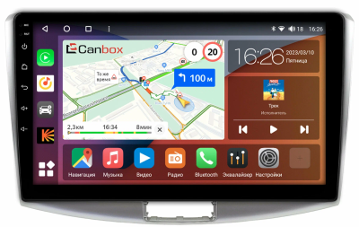 Штатная магнитола Canbox EVO 5812-10-047 для Volkswagen Passat B6 2005-2010, B7 2011-2015, CC 2008-2017 на Android 14 (4G-SIM, 4/64, DSP, QLed, AI, 360)