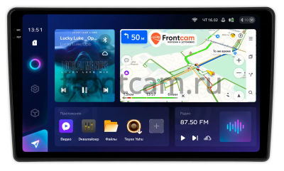 Штатное головное устройство Ford Fiesta (Mk7) 2017-2024 Teyes CC3 2K 360 6/128 10.36 дюймов RM-10-2525 на Android 10 (4G-SIM, DSP, QLed)