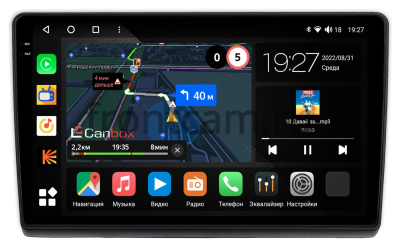 Штатная магнитола Ford Edge 2007-2010 Canbox M-Line 2K 4178-10-1425 на Android 10 (4G-SIM, 4/64, DSP, QLed)