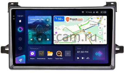 Штатное головное устройство Teyes CC3 2K 360 6/128 9.5 дюймов RM-9-651 для Toyota Prius 4 (XW50) 2015-2019 (черный глянец) на Android 10 (4G-SIM, DSP, QLed)