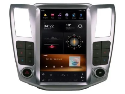 Carmedia ZF-1278S-GE ("Тесла-стиль") штатная магнитола для Lexus RX (2003-2008), Toyota Harrier (2003-2013) на Android 13 c 8GB, DSP, 4G