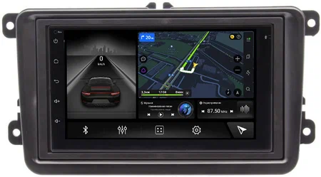 Магнитола в штатное место 2 din Volkswagen Amarok, Caddy, Golf, Passat, Polo Canbox M-Line 9863-RP-VWTRN-22 на Android 10 (4G-SIM, 2/32, DSP)