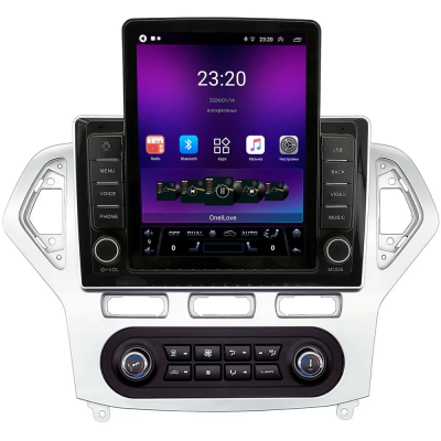 Штатная магнитола Ford Mondeo 4 2006-2010 Canbox GT095-1016 встроенный климат на Android 10 (QLed, 2/32, DSP, CarPlay)