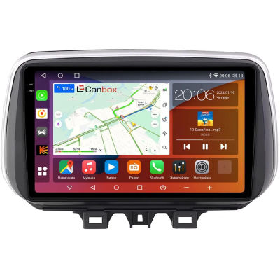 Штатная магнитола Canbox EVO 2K 5830-10-0609 для Hyundai Tucson 3 2018-2021 на Android 14 (4G-SIM, 12/256, DSP, QLed, AI, 360)