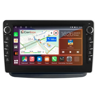 Штатная магнитола Canbox H-Line 7836-10-059 для Fiat Doblo 2000-2015 на Android 10 (4G-SIM, 4/32, DSP, QLed) С крутилками