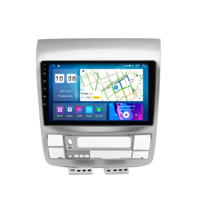 Магнитола для Toyota Alphard 2003-2007 серебристая, правый руль, высокая пкомплектация Parafar на Андроид 13.0 PF597LUX1MHD