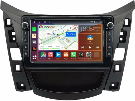 BYD Yuan 2016-2018 Canbox H-Line 7823-9-1507 на Android 10 (4G-SIM, 4/64, DSP, IPS) С крутилками