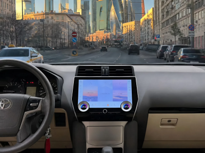 Kuberg ZF-3006L-GE штатная магнитола для Toyota LC Prado 150 2013+ на Android 13 с 8GB, DSP, 4G