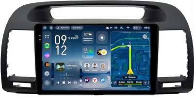 Штатное головное устройство Toyota Camry XV30 2001-2006 (черная) Teyes CC4 Pro 2K 12/256 9.5 дюймов RM-9-0607 на Android 13 (4G-SIM, DSP, QLed, AI)