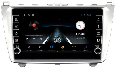 Штатная магнитола Canbox BGT9-0233 для Mazda 6 (GH) 2007-2013 (серебро) на Android 10 (IPS, DSP, CarPlay)