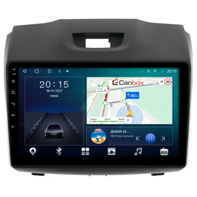 Штатная магнитола Isuzu D-Max 2 2012-2020 (тип 2) Canbox L-Line 4167-9-293 на Android 10 (4G-SIM, 3/32, TS18, DSP, QLed)