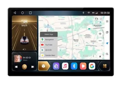 Штатная магнитола Toyota Land Cruiser 300 2021+ 13,3 дюйма Carmedia KP-T1210FW-OL-1031-Q на Android 12 (4G-SIM, 6/128, DSP, QLed)