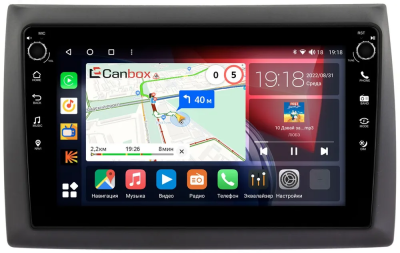 Штатная магнитола Canbox H-Line 7803-9138 для Fiat Stilo 2001-2007 на Android 10 (4G-SIM, 4/64, DSP, IPS) С крутилками