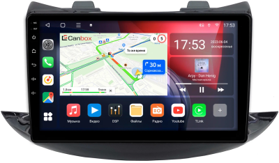 Chevrolet Trax 2016-2022 (глянцевая) Canbox L-Line 4169-9-0038 на Android 10 (4G-SIM, 2/32, TS18, DSP, QLed)