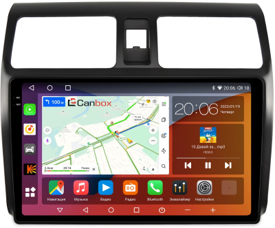 Штатная магнитола Suzuki Swift 3 2004-2011 Canbox M-Line 2K 4178-1024 на Android 10 (4G-SIM, 4/64, DSP, QLed)