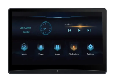 ERGO ER1250BL навесной монитор на подголовник на Android 11 с дублированием экрана