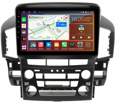 Штатная магнитола Canbox EVO 5810-9-0529 для Lexus RX 300 1997-2003 (авто без CD) на Android 14 (4G-SIM, 4/64, DSP, QLed, AI, 360)