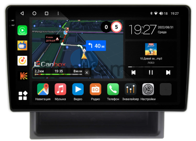 Штатная магнитола Nissan Cube 2 (Z11) 2002-2008 Canbox M-Line 2K 4178-10-1113 на Android 10 (4G-SIM, 4/64, DSP, QLed)