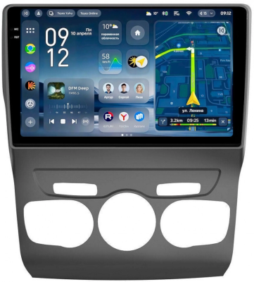 Штатное головное устройство Teyes CC4 Pro 2K 12/256 10.36 дюймов RM-10-152 для Citroen C4 2, DS4 (2010-2022) на Android 13 (4G-SIM, DSP, QLed, AI)