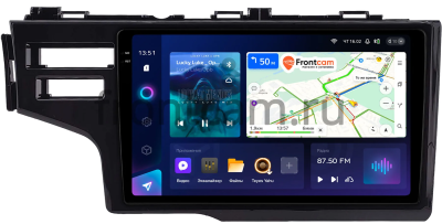 Штатное головное устройство Honda Jazz 3 2014-2020 (глянцевая) Teyes CC3 2K 6/128 9.5 дюймов RM-9-0651 на Android 10 (4G-SIM, DSP, QLed)