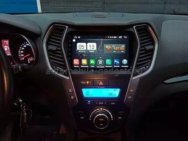 FarCar DX209M Штатная магнитола для Hyundai Santa Fe 2012-2018 на Android 13 c 4GB