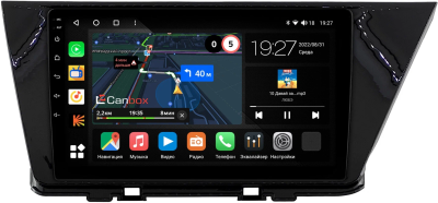 Штатная магнитола Canbox M-Line 4544-9-0742 для Kia Niro 2016-2022 (черная, глянцевая) на Android 10 (4G-SIM, 2/32, DSP, QLed)