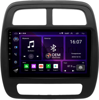 Штатная магнитола Renault City K-ZE 2019-2024 Canbox RS9-0387 1.5/32 на Android 10 (IPS, DSP, CarPlay)