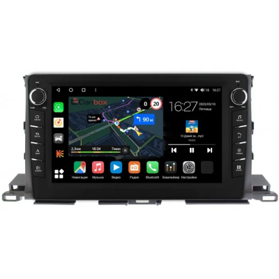 Штатная магнитола Toyota Highlander 3 (U50) 2013-2019 Canbox M-Line 7835-1035 на Android 10 (4G-SIM, 2/32, DSP, QLed) С крутилками