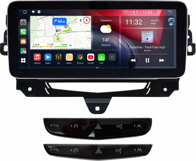 Штатная магнитола Cadillac XT5 2016-2024, XT6 2019-2024 12.3 дюйма Canbox GTR1232-0403 на Android 10 (CarPlay, 4/64, DSP, QLed) Mercedes Style