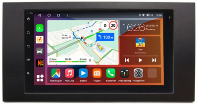 Магнитола в штатное место 2 din Ford Kuga, Fiesta, Fusion, Focus, Mondeo Canbox Logic-i3 5731-RP-FRFC-35 на Android 11 (4G-SIM, 6/128, DSP, QLed, 360)