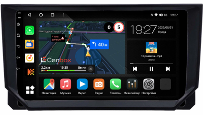 Штатная магнитола Canbox M-Line 4544-9-0888 для Seat Ibiza 5, Arona 2017-2021 на Android 10 (4G-SIM, 2/32, DSP, QLed)