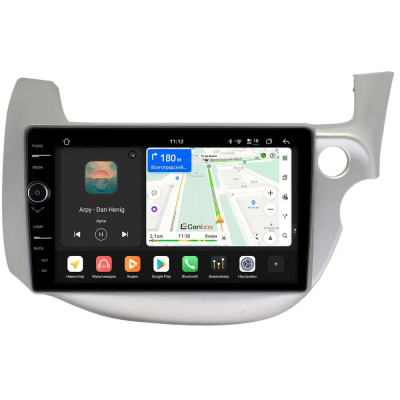Штатная магнитола Honda Fit 2 2007-2014 (светло-серая) Canbox PRO-Line 7873-10-671 на Android 13 (4G-SIM, 12/256, DSP, QLed)