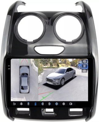 FarCar S500 BX3008M 360 штатная магнитола для Renault Duster 2015-2020, Lada Largus 2021+ на Android 14 c 4Gb, DSP, 4G