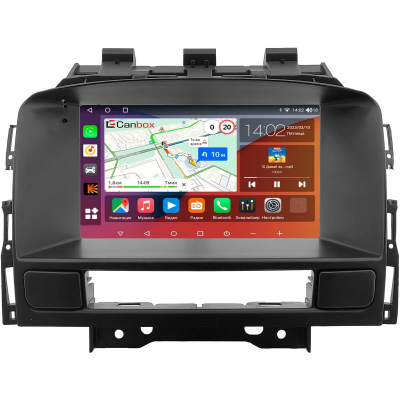 Магнитола в штатное место 2 din Opel Astra J 2009-2018 Canbox Logic-i3 5731-RP-11-0610-490 на Android 11 (4G-SIM, 6/128, DSP, QLed, 360)