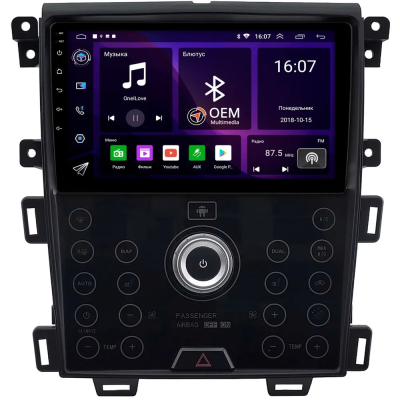 Штатная магнитола Ford Edge 2013-2015 (сенсорная, для мин. комплектации) OEM RK9-2046 на Android 10 (CarPlay, AHD, 1/32)