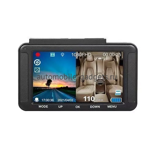 Blackview R7 DUAL GPS Видеорегистратор с 2-мя камерами