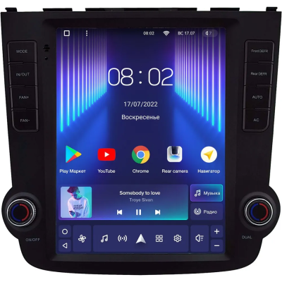 Штатное головное устройство Honda CR-V 3 2006-2012 Teyes TPRO 2 DS (Tesla style) 9.7 дюймов 4/64 RM-1312-286 на Android 10 (4G-SIM, DSP, QLed)