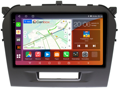 Штатная магнитола Suzuki Vitara 2014-2024 Canbox EVO 2K 5814-9103 на Android 14 (4G-SIM, 4/64, DSP, QLed, AI, 360)