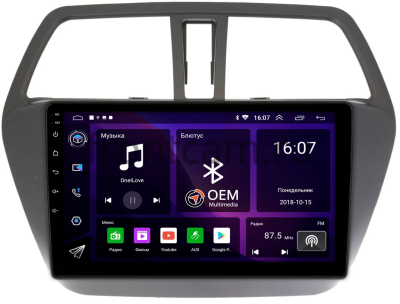 Штатная магнитола Canbox RS9-9217 для Suzuki SX4 2 2013-2022 на Android 10 (IPS, DSP, CarPlay)
