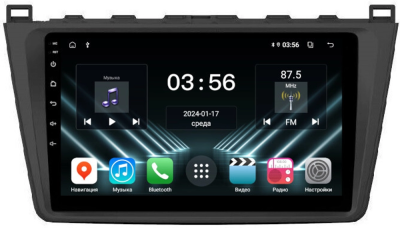 FarCar D012M штатная магнитола для Mazda 6 (2007-2012) на Android 13 c 2GB