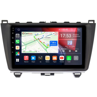 Штатная магнитола Mazda 6 (GH) 2007-2013 Canbox EVO 5810-9033 на Android 14 (4G-SIM, 4/64, DSP, QLed, AI, 360)