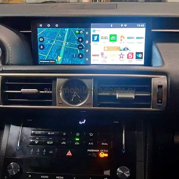 Carmedia MRW-3806 Монитор 10.25" для Lexus IS 2015-2019 (вместо штатного 8" экрана) на Android 11, 8GB, 4G
