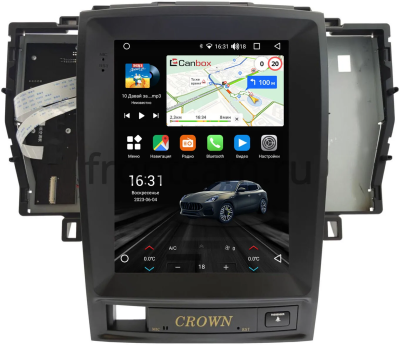Toyota Crown (S180) 1999-2008 Canbox (Tesla style) 9.7 дюймов 2/32 GT096-1312-205 на Android 10 (QLed, DSP, CarPlay)