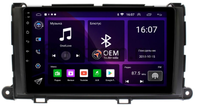 Штатная магнитола Toyota Sienna 3 2010-2014 Canbox RS9-202 1.5/32 Android 10 (IPS, DSP, CarPlay)